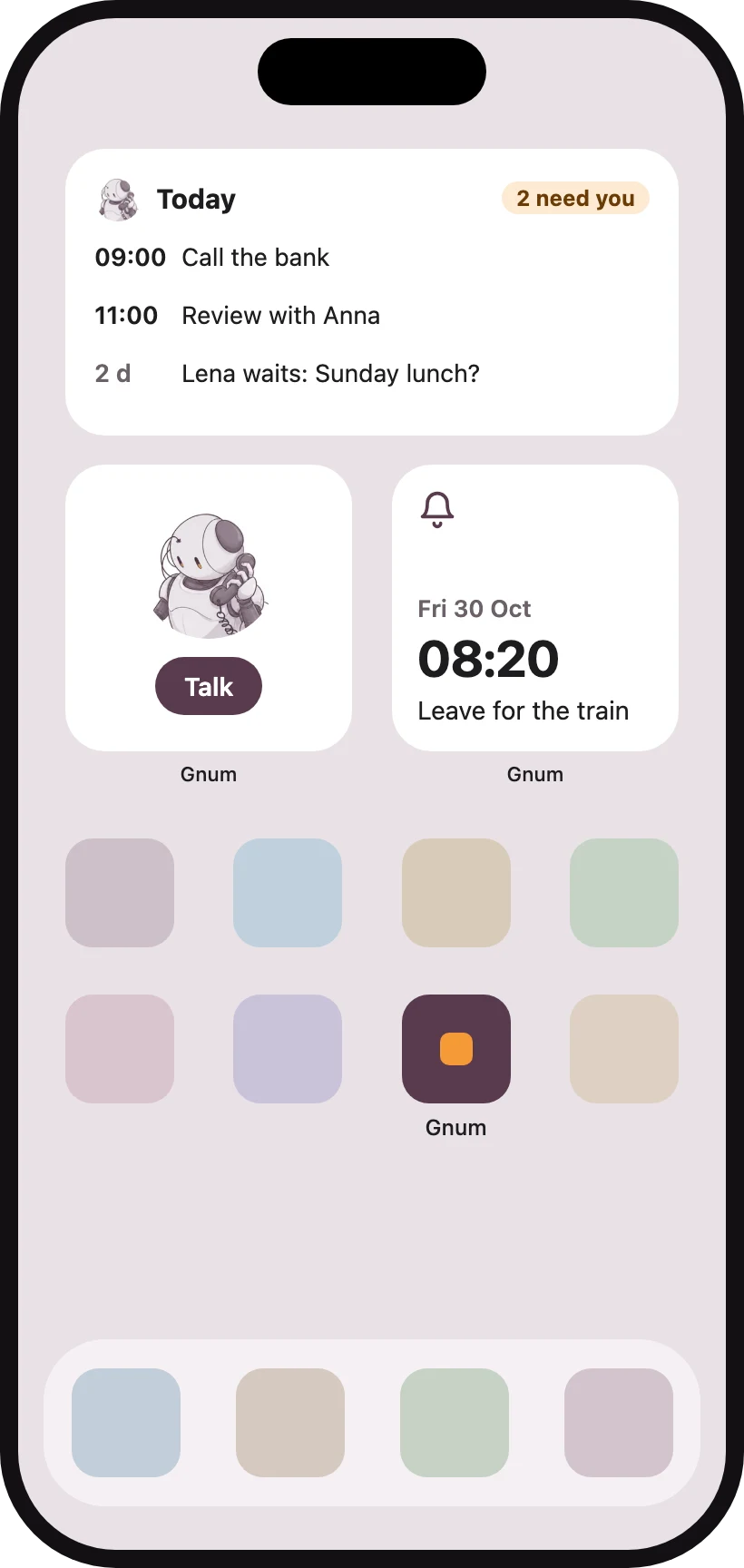 Widgets on the Home Screen